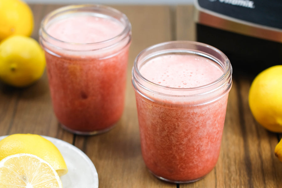 #VitaKitchen Recipe: Kombucha Strawberry Ginger Lemonade